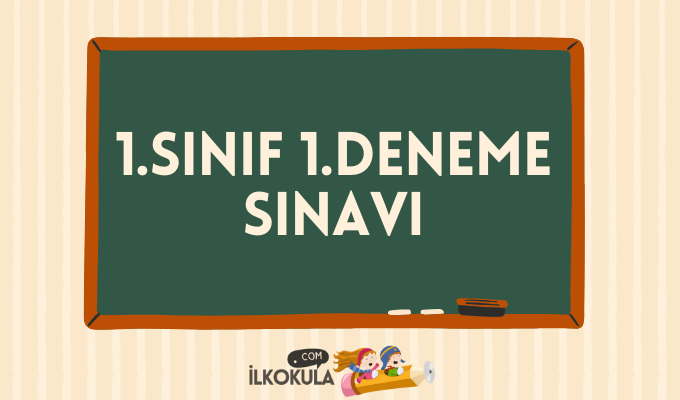 1.Sınıf 1.Deneme Sınavı İndir